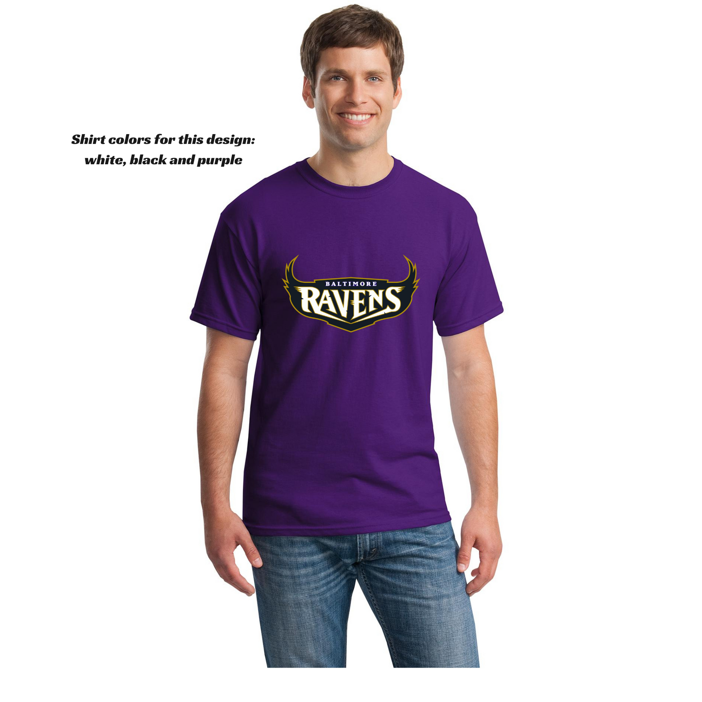 Ravens shirt with name