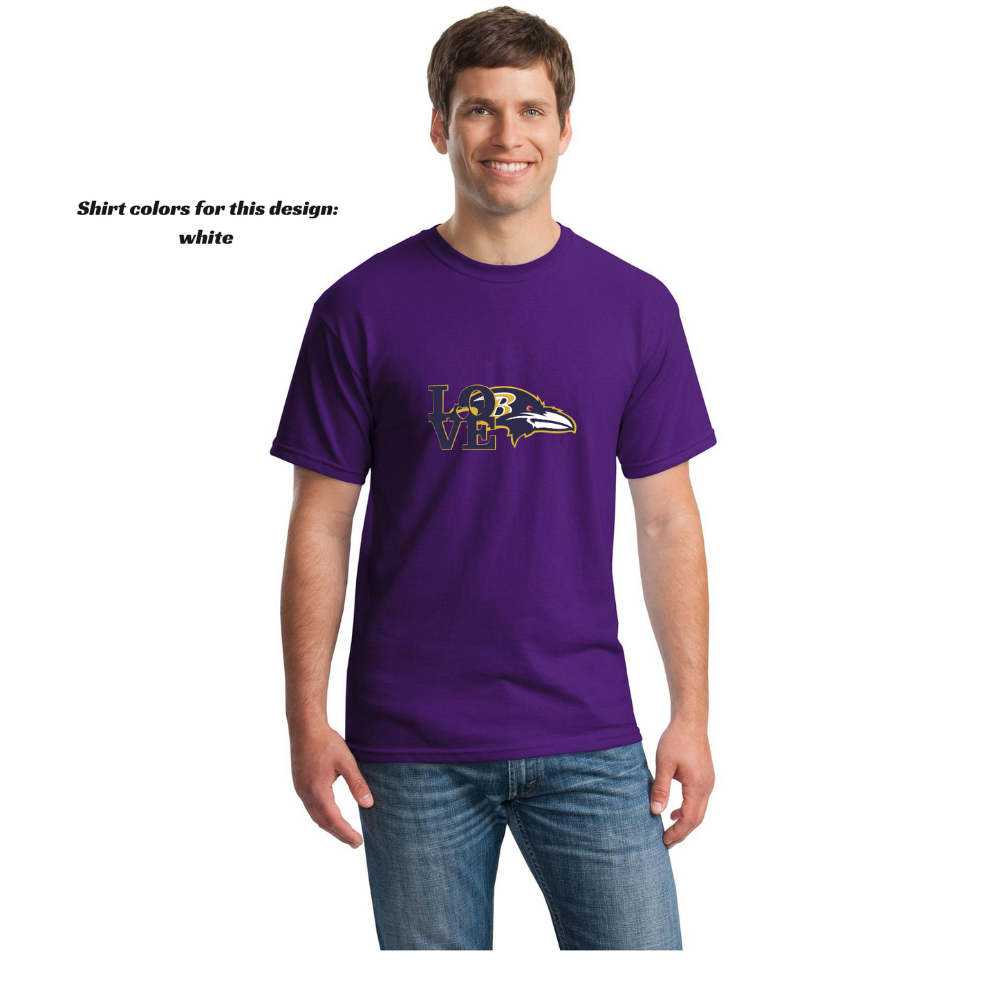 Ravens shirt with name
