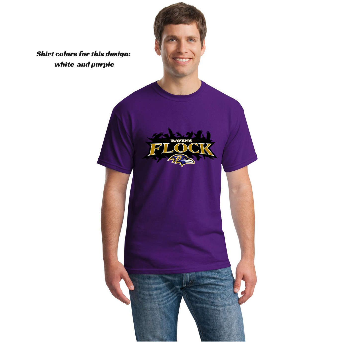 Ravens shirt with name