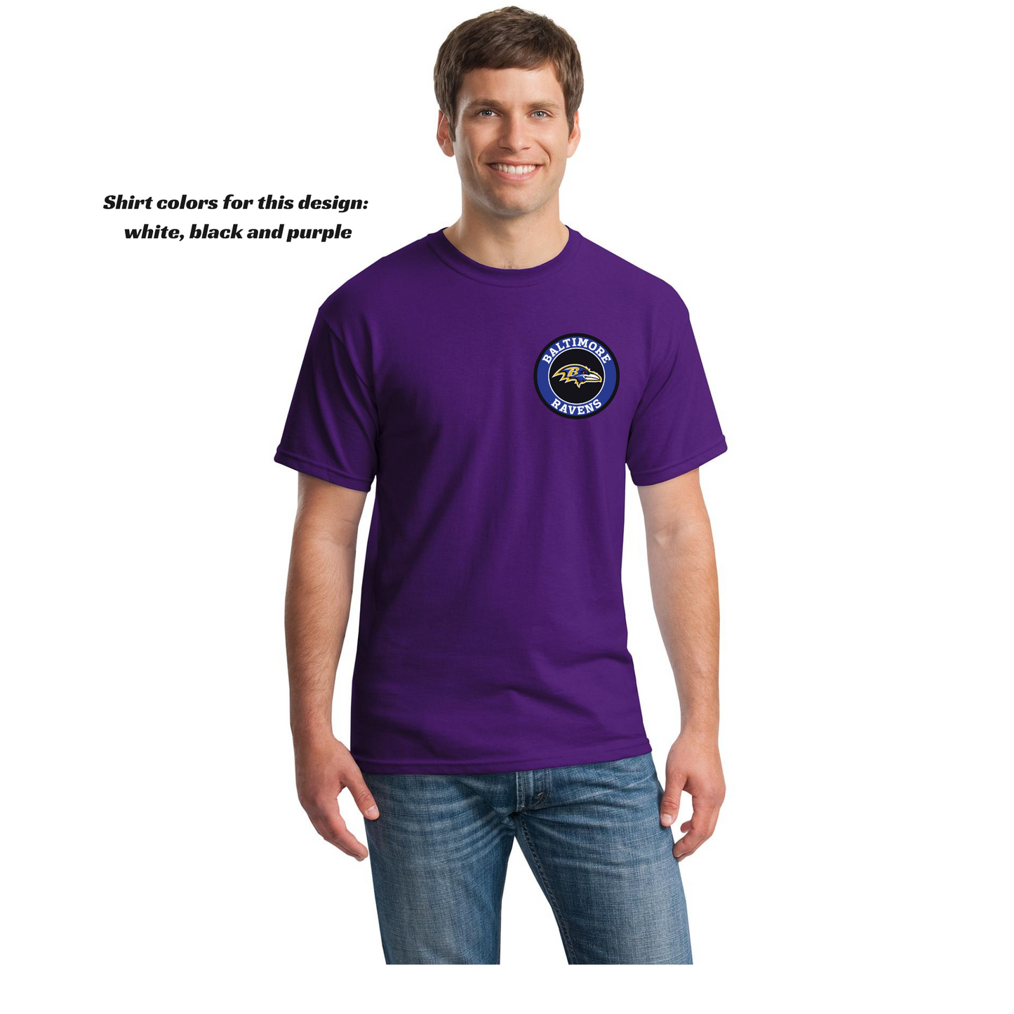 Ravens shirt with name