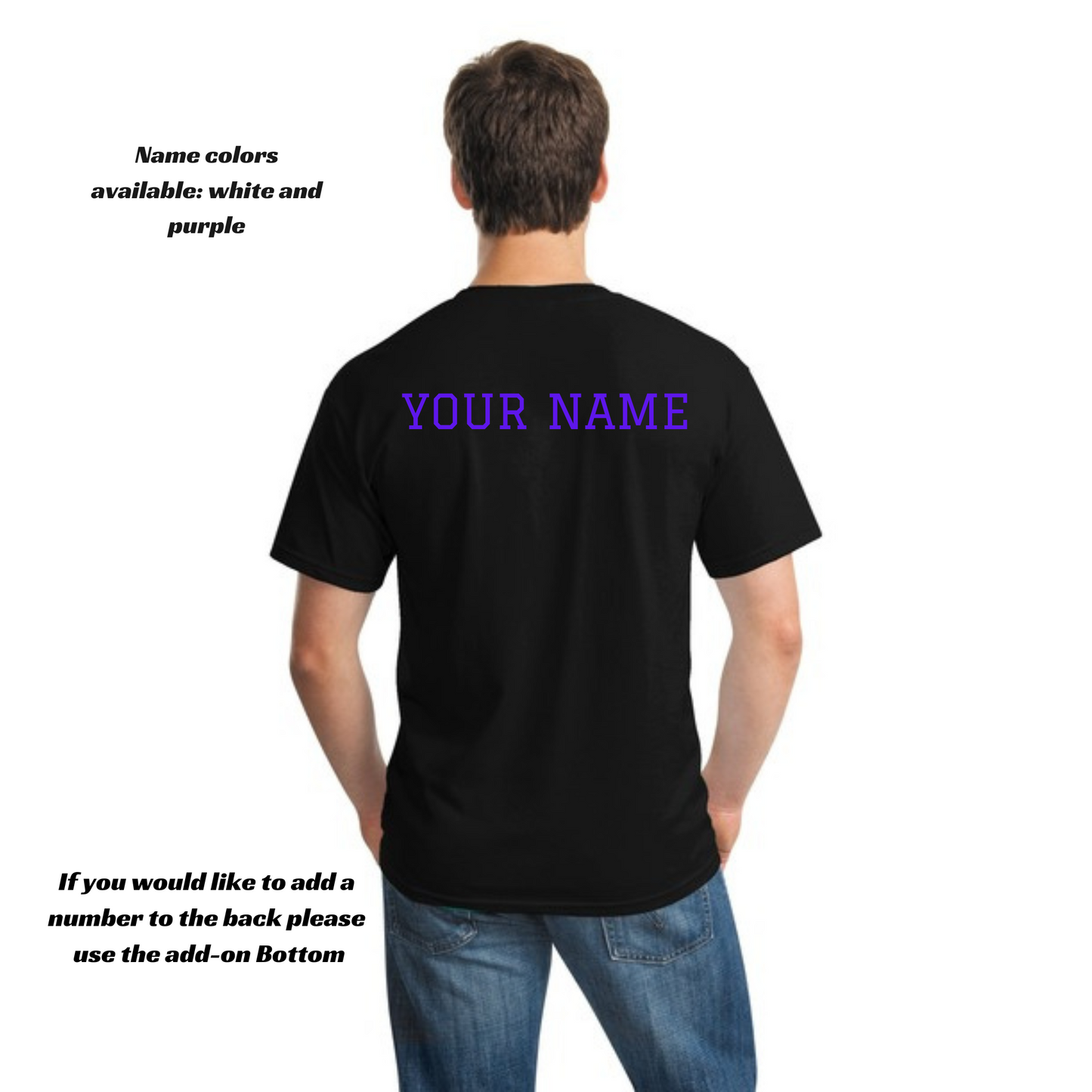 Ravens shirt with name