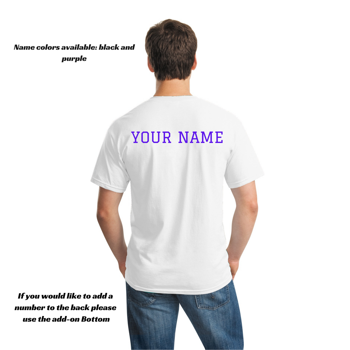 Ravens shirt with name