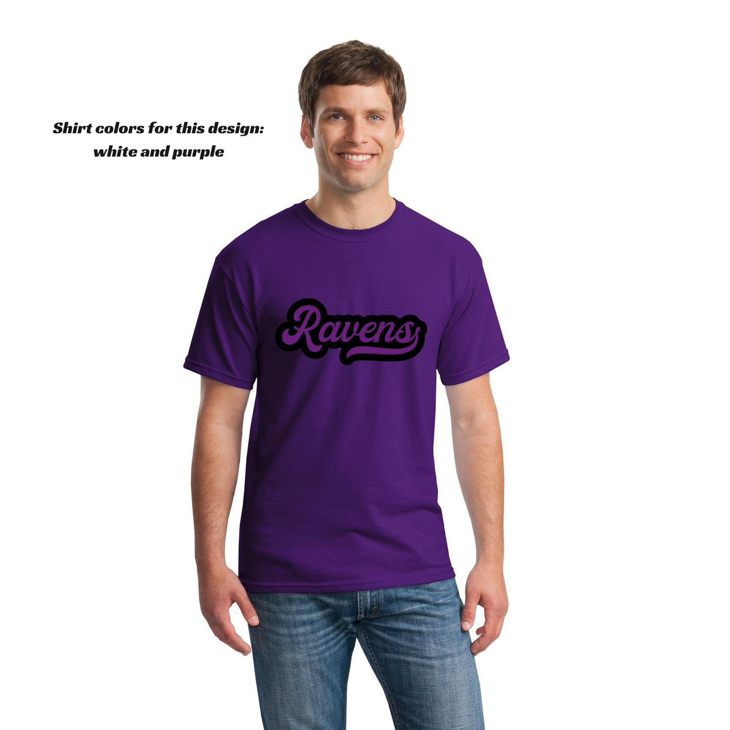 Ravens shirt with name
