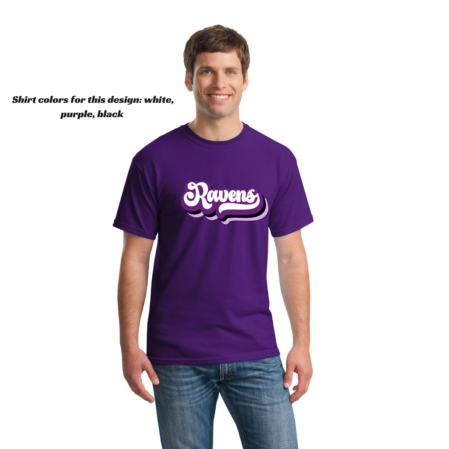 Ravens shirt with name