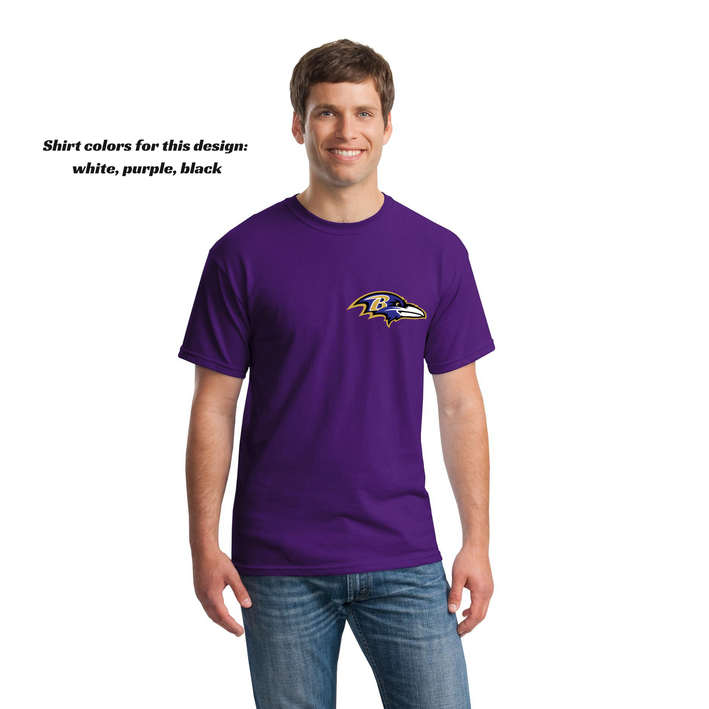 Ravens shirt with name