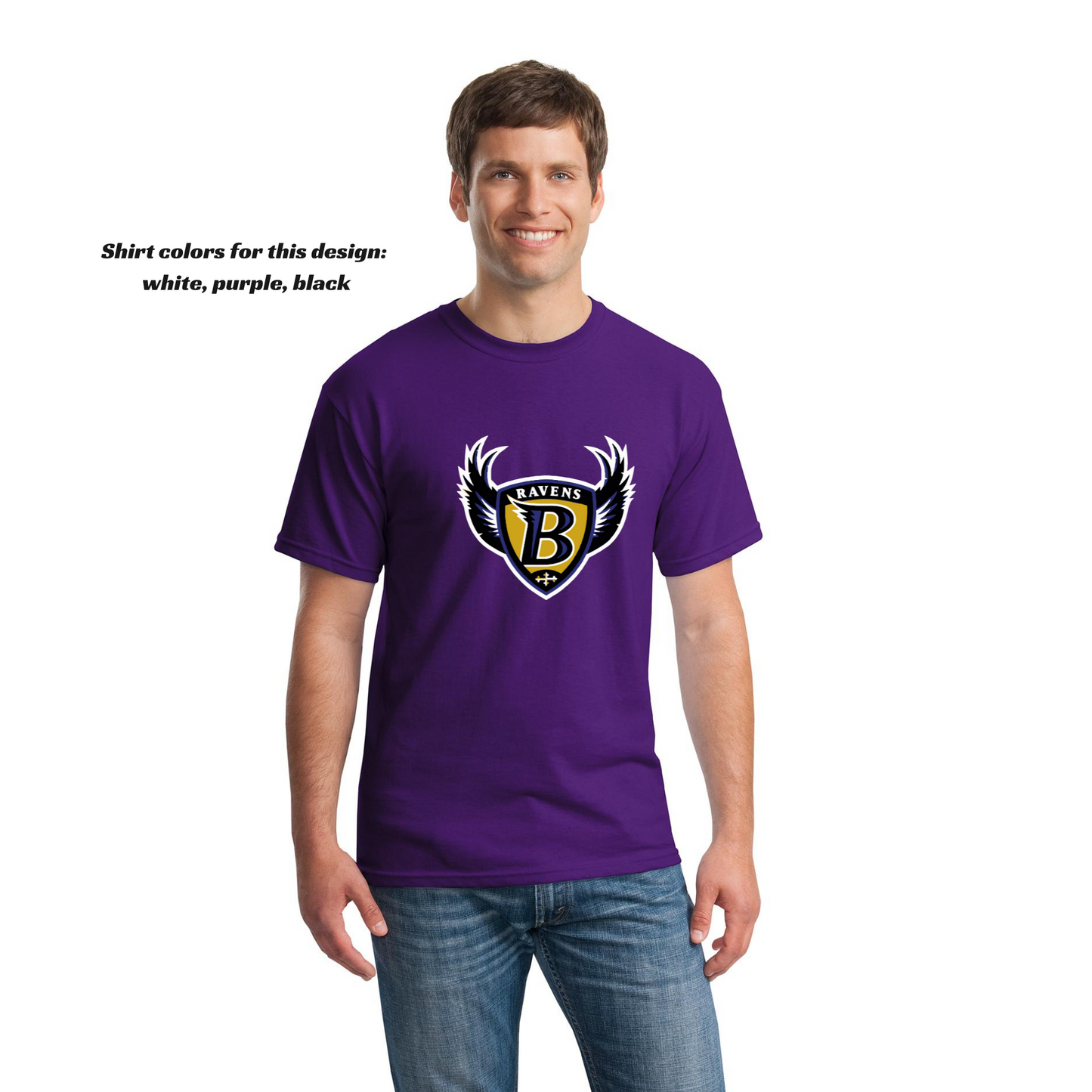 Ravens shirt with name