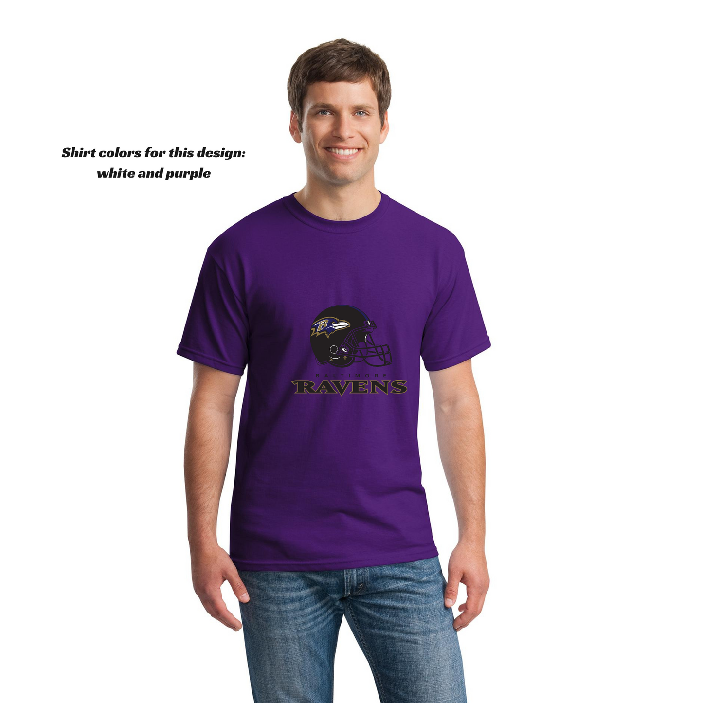 Ravens shirt with name