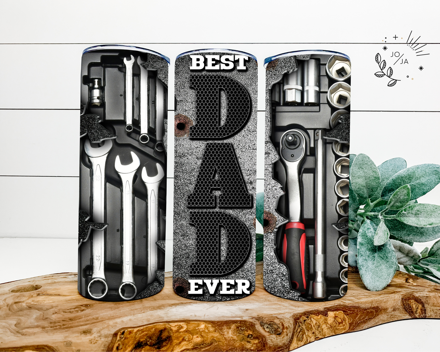Best Dad Ever Tumbler – 20oz Stainless Steel | Double Wall Insulated | Tools Design