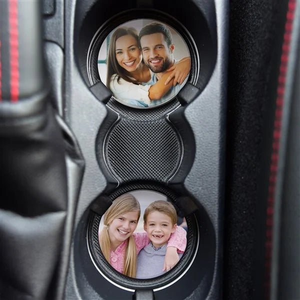 Custom Neoprene Car Coasters – Personalized Drink Holder Inserts for Cars