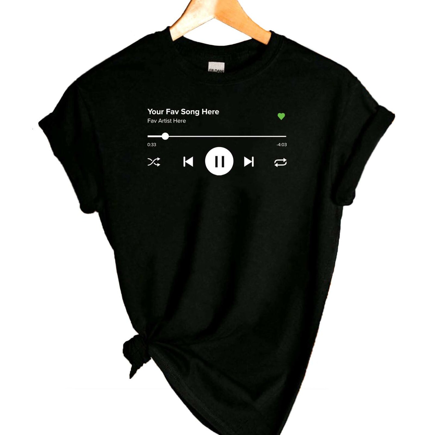 Custom Spotify Code Shirt | Personalized Music Shirt Scan & Play