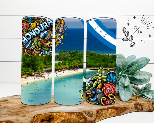 Honduras Tumbler – 20oz Stainless Steel | Double Wall Insulated