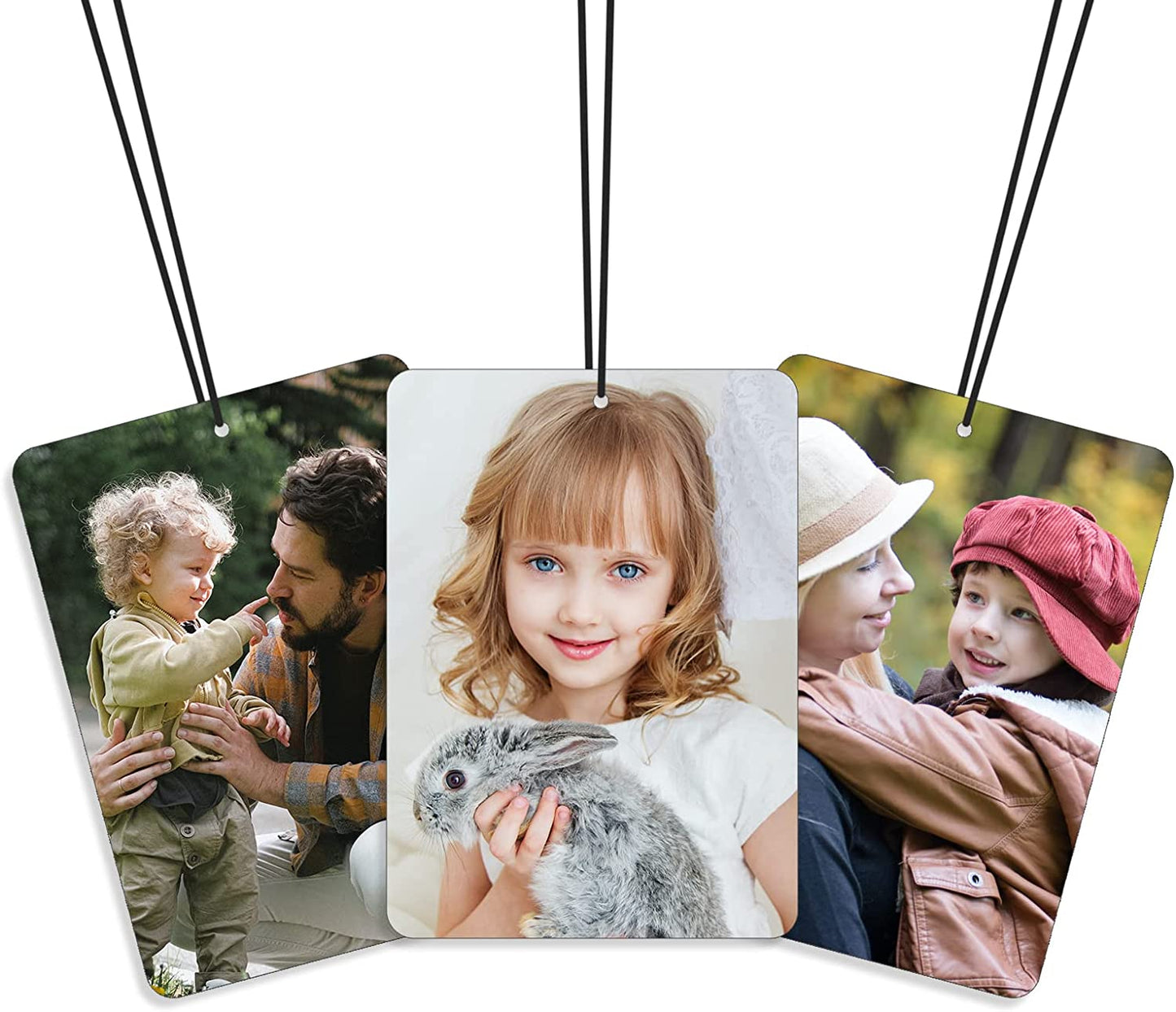 Custom Air Freshener with Photo | Personalized Car Freshener | Business Logo Gift | Custom Scented Car Accessory