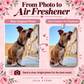 Personalized Photo Air Freshener | Custom Car Freshener with Photo or Logo