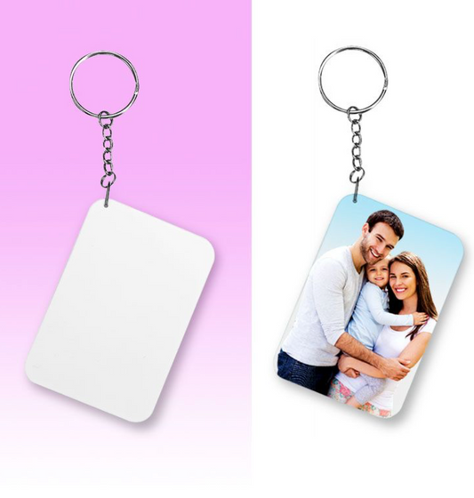 Custom Keychains with picture – Personalized Rectangular and square keychains with photo
