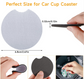 Custom Neoprene Car Coasters – Personalized Drink Holder Inserts for Cars
