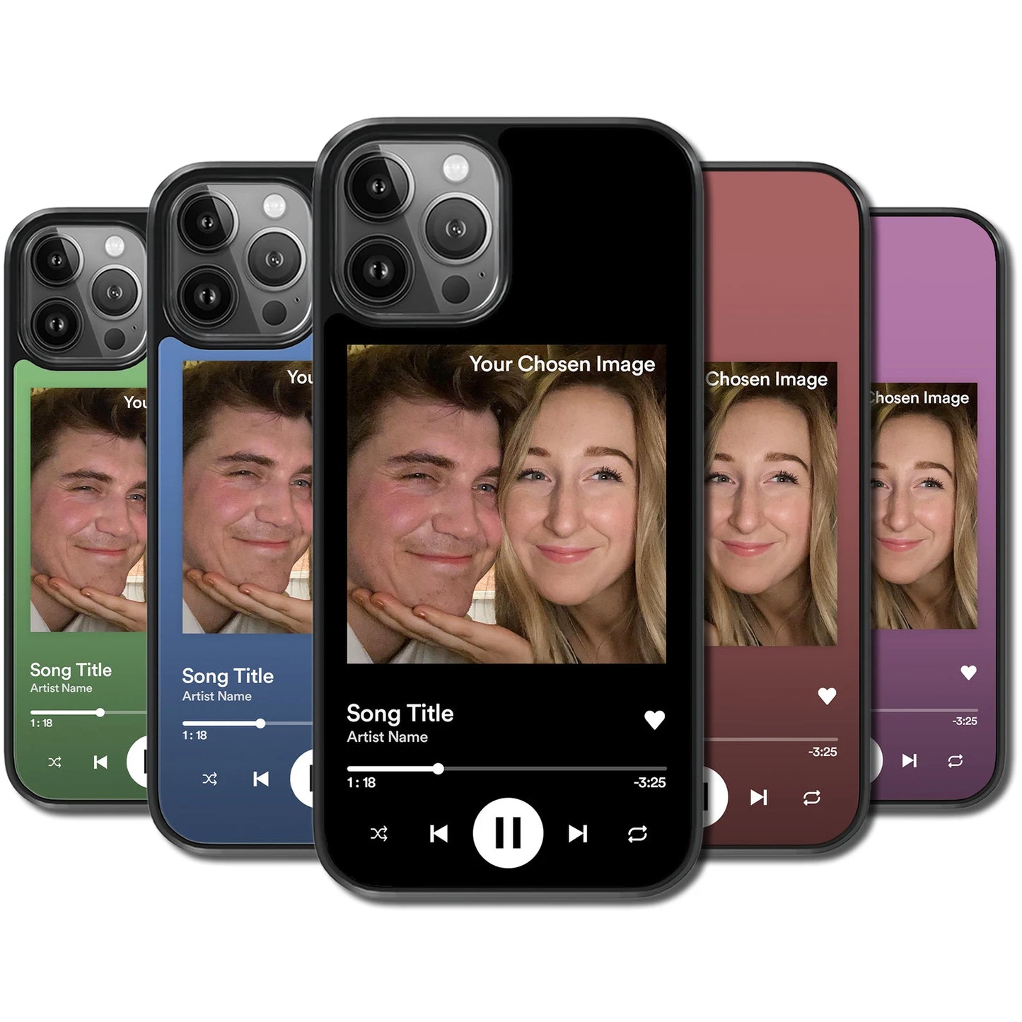 Custom Spotify Song Code Phone Case – Personalized Photo Case