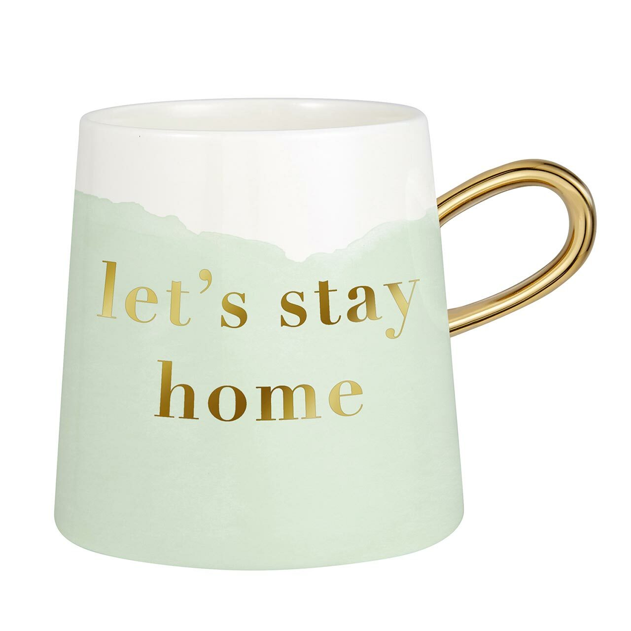 Tapered Mug - Let's Stay Home