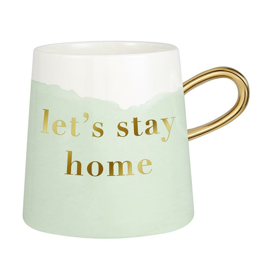 Tapered Mug - Let's Stay Home