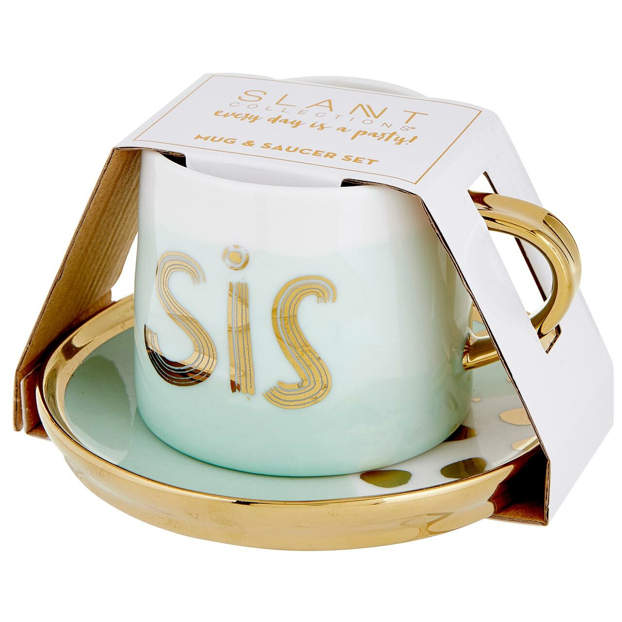 Artisanal Mug & Saucer Set - Sis