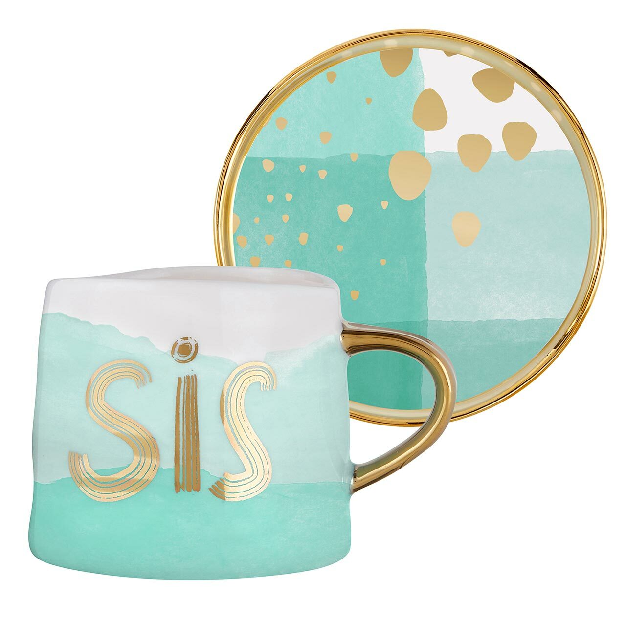 Artisanal Mug & Saucer Set - Sis