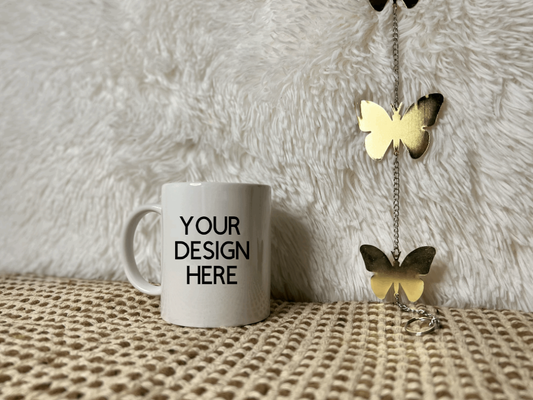 15oz Custom Mug – Personalized Design | Microwave & Dishwasher Safe