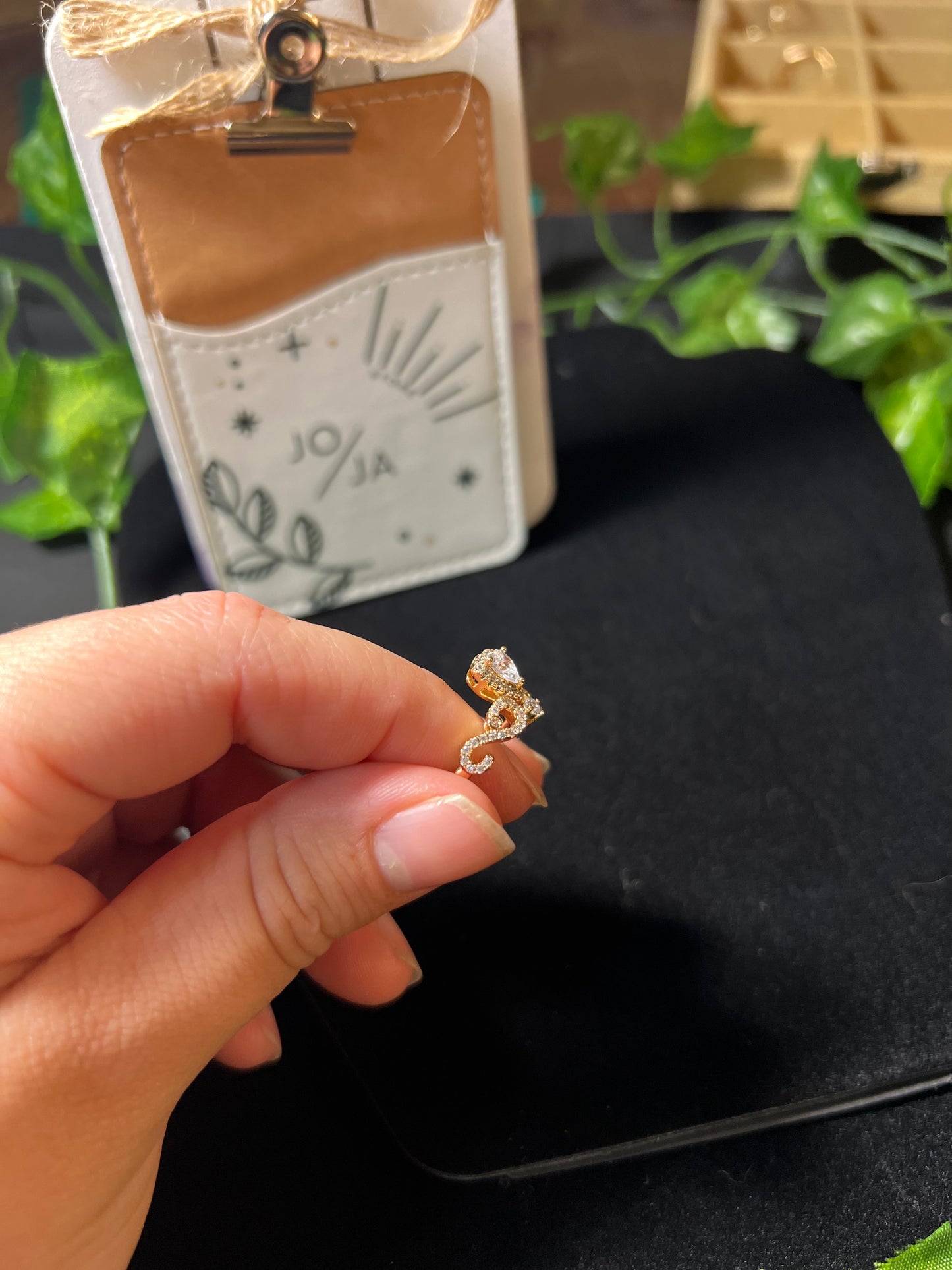 Promise ring 18k Gold plated