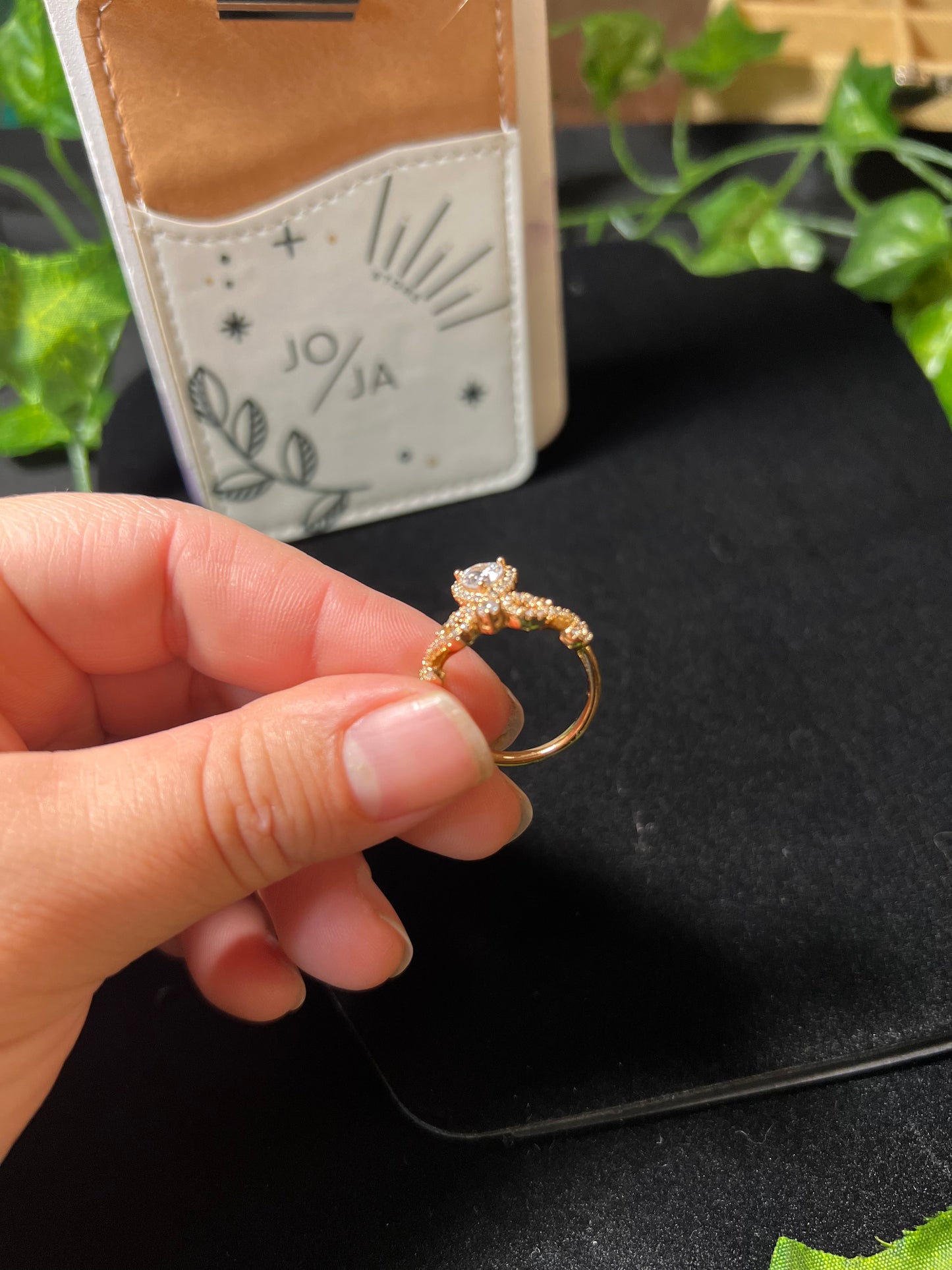 Promise ring 18k Gold plated